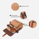 Сумка мессенджер через плечо мужская Vintage leather-21249 Коричневая - изображение 5