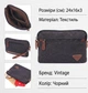 Сумка мужская Vintage leather-21258 Черная - изображение 14