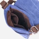 Сумка планшет через плечо мужская Vintage leather-21267 Синяя - изображение 7