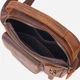 Сумка планшет через плечо мужская из натуральная кожи Vintage leather-21293 Коричневая - изображение 7