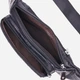 Сумка на пояс бананка мужская из натуральная кожи Vintage leather-21297 Черная - изображение 6
