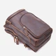 Сумка слинг через плечо мужская из натуральная кожи Vintage leather-21303 Коричневая - изображение 6