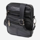 Сумка планшет через плечо мужская из натуральная кожи Vintage leather-21483 Черная - изображение 1
