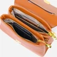 Сумка кросс боди через плечо женская из натуральная кожи Vintage leather-22073 Рыжяя - изображение 7