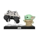 Ігрова фігурка Funko POP! Moment Ґроґу і Ремонтний дроїд MSE-6 12,7 см вінілова - зображення 2