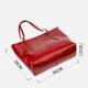 Сумка шоппер женская из натуральная кожи Vintage leather-22076 Бордовая - изображение 4