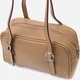 Сумка кросс боди через плечо женская из натуральная кожи Vintage leather-22077 Бежевая - изображение 4