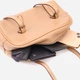 Сумка кросс боди через плечо женская из натуральная кожи Vintage leather-22077 Бежевая - изображение 6