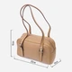 Сумка кросс боди через плечо женская из натуральная кожи Vintage leather-22077 Бежевая - изображение 8