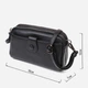 Сумка кросс боди через плечо женская из натуральная кожи Vintage leather-22086 Черная - изображение 4