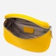 Сумка на пояс бананка женская из натуральная кожи Vintage leather-22116 Желтая - изображение 8