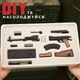 Мініатюрна модель АК-47 1:6 металевий чорний повністю розбірна з рухомими частинами - зображення 3