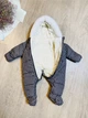 Дитячий зимовий комбінезон для новонародженої дівчинки George 0/3 місяців в клітинку - изображение 2