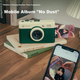 Фотоаппарат мгновенной печати Chuzhao D1Pro, специально разработанный для студентов, ретро-портативный фотоаппарат мгновенной печати с отсеком для хранения, подарок на день рождения для девушек, подарок на выпускной. - изображение 4
