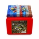 Детский магнитный конструктор-головоломка Magnetic Puzzle 240 деталей с боксом TNT и фигурками Красный - изображение 4
