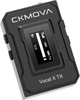 Бездротова мікрофонна система CKMOVA Vocal X V1 2.4 GHz Black (SUP_em4022) - зображення 4