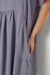 Сукня жіноча однотонна повсякденна сірий 214R209 AGER 52 (3XL) - зображення 5