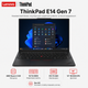 Ноутбук 14" Lenovo ThinkPad E14 Gen 7 AMD Ryzen 5 230 16GB 512GB SSD Radeon 760M DOS Eclipse Black (21T1S0P500) - зображення 1
