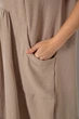 Сукня жіноча однотонна повсякденна бежева 214R209 AGER 52 (3XL) - зображення 5
