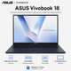 Ноутбук 18" Asus Vivobook 18 M1807GA-S8004W AMD Ryzen AI 7 445 32GB 1TB SSD Radeon 840M W11 Home Quiet Blue (90NB17Y1-M00070) - изображение 1