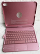Чохол-клавіатура CM-01 Wireless Keyboard для iPad рожево-золотий Bluetooth QWERTZ з тачпадом та підсвічуванням - изображение 5