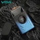 Триммер для волос VGR V 377 аккумуляторная машинка для стрижки бороды и окантовки синий компактное устройство для домашнего ухода с эргономичным корпусом и высокой точностью среза для мужчин которые ценят профессиональный результат в каждой детали - изображение 4