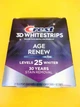 Відбілювальні смужки для зубів Crest 3D Whitestrips Age Renew ㉕ levels whiter (Supreme Bright) - 5 пакетиків (10 смужки) курс 5 днів по 60хв. - зображення 7