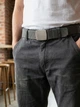 Ремень мужской тканевый Vintage leather-20597 110 см Серый - изображение 2