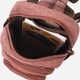 Сумка-рюкзак мужская тканевая 6 л Vintage leather-22150 6 л Коричневая - изображение 8