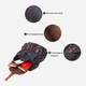 Рюкзак тканевый 15 л вмещает формат А4 Vintage leather-22151 Черный - изображение 6