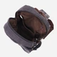 Сумка-рюкзак мужская тканевая 6 л Vintage leather-22179 Черная - изображение 7