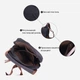 Сумка слинг через плечо мужская Vintage leather-22187 Черная - изображение 5