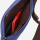 Сумка слинг через плечо мужская Vintage leather-22199 Синяя - изображение 8