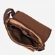 Сумка мессенджер через плечо мужская Vintage leather-22201 Коричневая - изображение 7