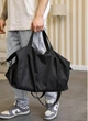 Мужская спортивная сумка из ткани Oxford Vogue городская водостойкая черная Sambag 55444 - изображение 5