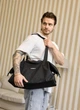 Мужская спортивная сумка из ткани Oxford Vogue городская водостойкая черная Sambag 55444 - изображение 6