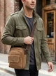 Сумка планшет через плечо мужская Vintage leather-22220 Коричневая - изображение 2