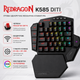 Бездротова одноруча механічна клавіатура REDRAGON K585-KS DITI, червоні світчі, RGB 16 режимів, 7 макро-клавіш - зображення 1