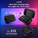 Премиум оригинальная сумка JSAUX BG0139 для Lenovo Legion Go / Go S / Go 2, фетр + микрофибра, ремень на плечо, Black - изображение 5