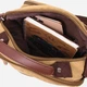 Сумка планшет через плечо мужская Vintage leather-22239 Песочная - изображение 8