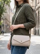 Сумка кросс боді через плече жіноча з натуральної шкіри Vintage leather-22255 Біла - зображення 2