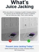 Адаптер JSAUX USB A to USB A Data Blocker, 2.4A, black (DC0001) - зображення 8