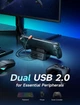 Док-станция JSAUX для Steam Deck/ROG Ally/Legion Go Dock, 4-в-1, HDMI 4K@60Hz, 2USB-A и 100 Вт USB-C (HB0503) - изображение 6
