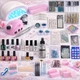 Набор для маникюра и педикюра Design "UNO" с UV/LED лампой Sun One и фрезером Nail Polisher DM-212 (тип 1965), 65W 35000 об/мин - изображение 1
