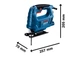 Лобзик Bosch Professional GST 680 (06015B4020) - зображення 2