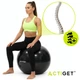 М'яч для фітнесу (фітбол) Actiget 75 см з насосом Black (ACT0146) - зображення 17