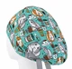 Медицинская шапочка женская HeadwearUniverse универсальная принт Хомяк с кофе - изображение 2