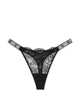 Трусики зі стразами Victoria's Secret Very Sexy Shine Strap Lace Thong Panty, М - зображення 4