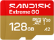 Карта памяти SanDisk Extreme GO microSDXC 128GB Class 10 UHS-I U3 V30 A2 (619659227944) - изображение 1