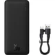 Внешний аккумулятор Baseus Airpow Fast Charge Power Bank 30000mAh 20W Black - изображение 1